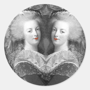 Sticker Rond Elle était son seul confort,