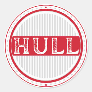 Sticker Rond Emblème de la fierté de la ville de Hull – Identit