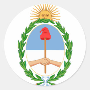 Sticker Rond emblème de l'argentine