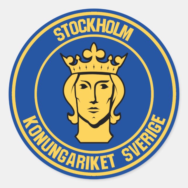 Sticker Rond Emblème du cycle de Stockholm (Devant)