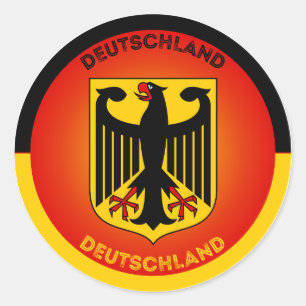 Sticker Rond Emblème du patrimoine allemand