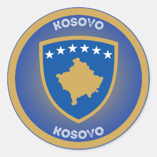 Sticker Rond Emblème du patrimoine du Kosovo