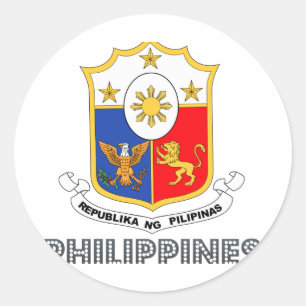 Sticker Rond Emblème philippin