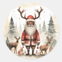 Embrassez la magie : Black Père Noël Joy