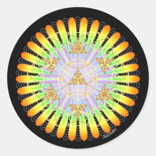 Sticker Rond Émergence