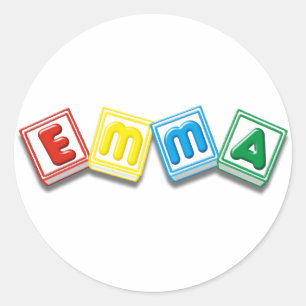 Sticker Rond Emma