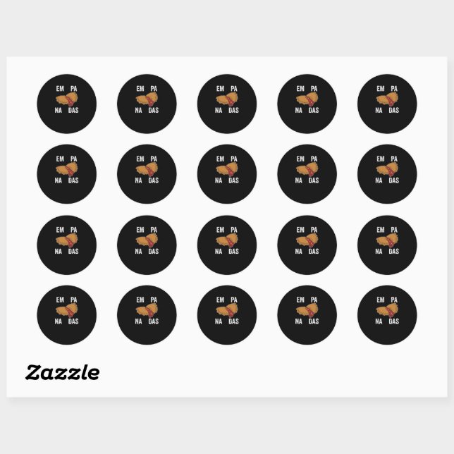 Sticker Rond Empanadas (Feuille)