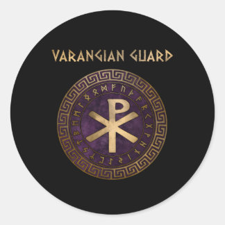 Sticker Rond Empire byzantin Varangien