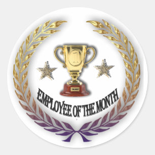 Sticker Rond employé du mois