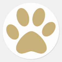 Empreinte de chien de chat pour animal de compagni