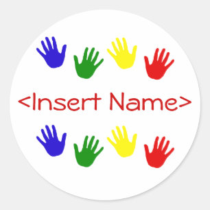 Sticker Rond Empreintes