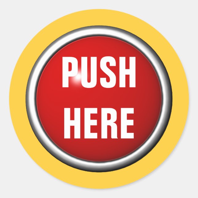 Sticker Rond en coque d'urgence (Devant)