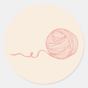 Sticker rond en fibre Artiste moderne