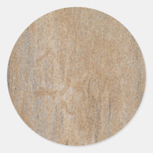 Sticker rond en marbre Brown rouillé