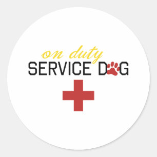 Sticker Rond En service
