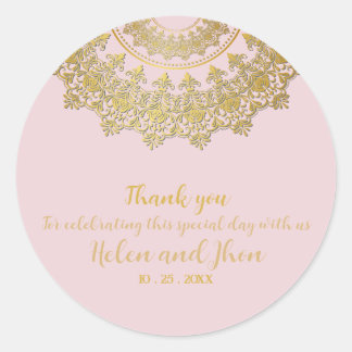Sticker Rond Encaje Calado