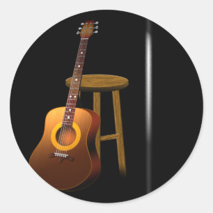 Sticker Rond Encore en attente