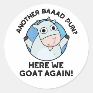 Sticker Rond Encore Un Petit Jeu Ici On Reprend Le Jeu D'Animau
