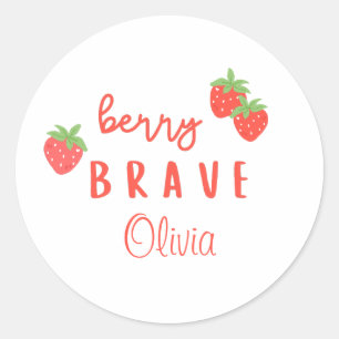 Sticker Rond enfance courageuse cancer malade enfants nom perso