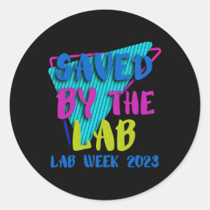 Sticker Rond Enregistré Par Le Lab Lab Week 2023