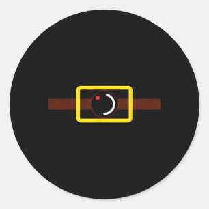 Sticker Rond Enregistrement vidéo secret enregistrement amusant