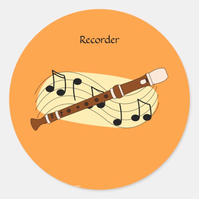 Sticker Rond Enregistreur (Devant)