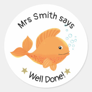 Sticker Rond Enseignant bien fait ! bien fait.