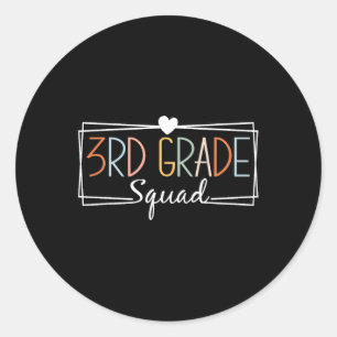 Sticker Rond Enseignants De L'Équipe De Niveau Supérieur Enfant