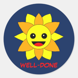 Sticker Rond Ensoleillement Motivation Réalisation des enfants