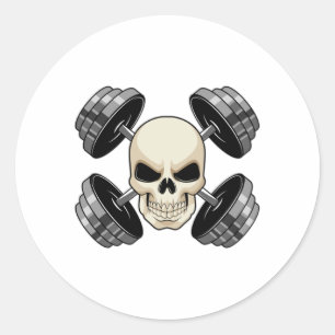 Sticker Rond Entraînement de la résistance du crâne
