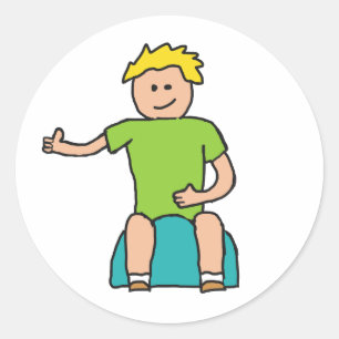 Sticker Rond Entraînement de pots