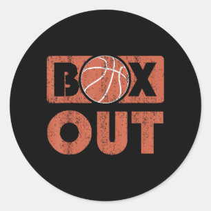 Sticker Rond Entraînement de rebond de basket-ball Box Out Ball