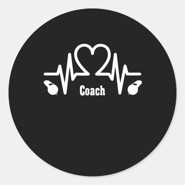 Sticker Rond Entraîneur (Devant)