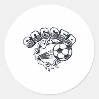 Sticker Rond Entraîneur de gardien de but de football Futbol Fu