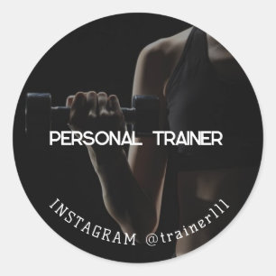 Sticker Rond Entraîneur personnel