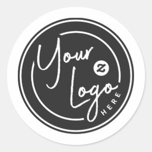 Sticker Rond Entreprise à logo personnalisé