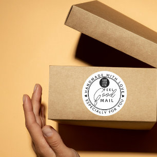 Sticker Rond Entreprise artisanale de courrier qui fait du bien