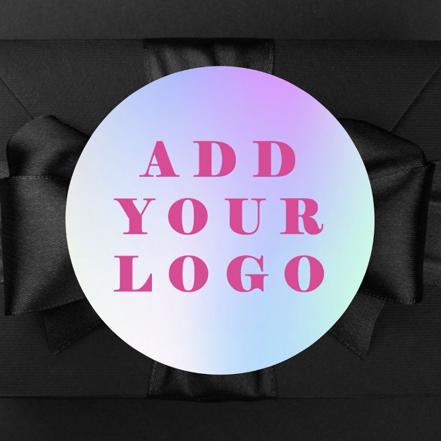 Sticker Rond Entreprise avec logo personnalisé (Créateur téléchargé)