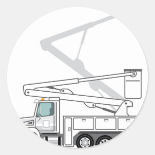 Sticker Rond Entretenez le camion