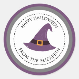Sticker Rond Entrez dans l'Halloween