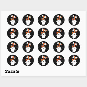 Sticker Rond Entrez dans l'Halloween