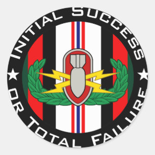 Sticker Rond EOD en couleurs OEF ISoTF