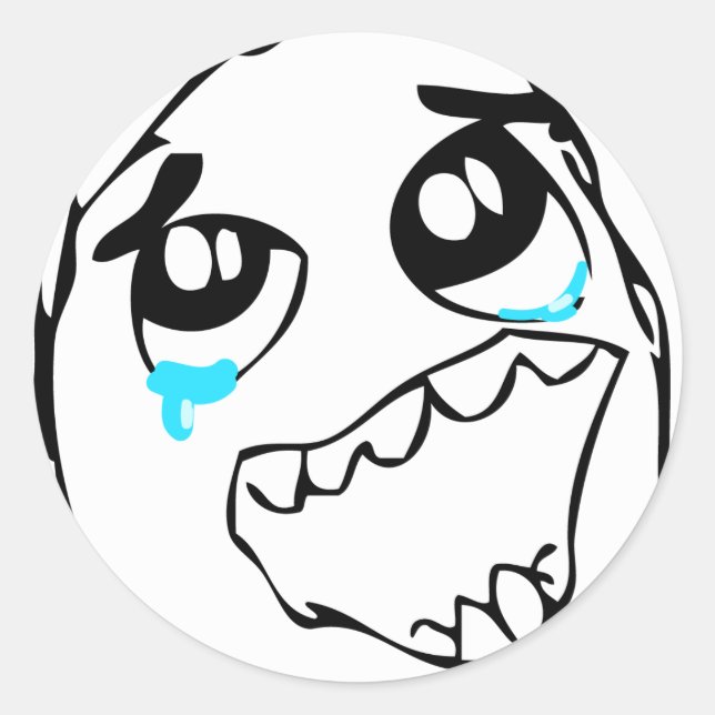 Sticker Rond Epic Win (Devant)