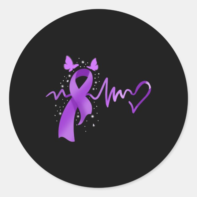 Sticker Rond Épilepsie (Devant)