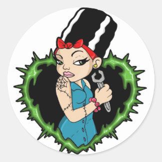 Sticker Rond Épouse de travail