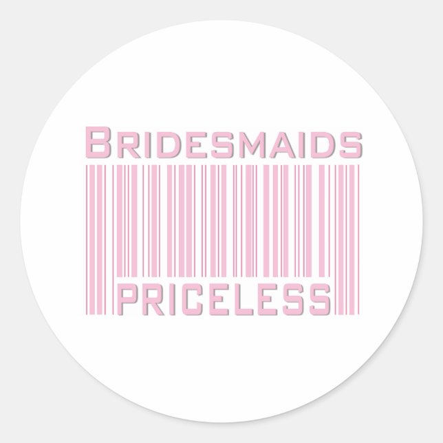 Sticker Rond Épouses inestimables (Devant)
