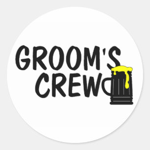 Sticker Rond Équipage des champignons (bière)