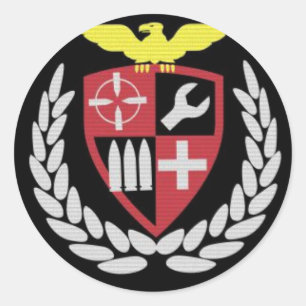 Sticker Rond Équipe d'airsoft de légionnaire