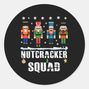 Sticker Rond Équipe de Casse-Noisette Danse Byllet Famille appa