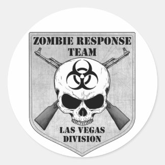 Sticker Rond Équipe de réponse Zombie : Division Las Vegas